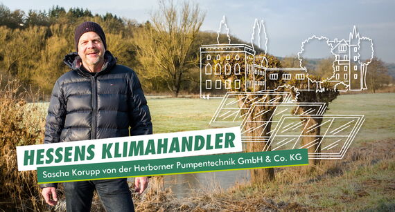Auf dem Bild ist Sascha Korupp zu erkennen, als ein Beispiel für ein Klimahandler.